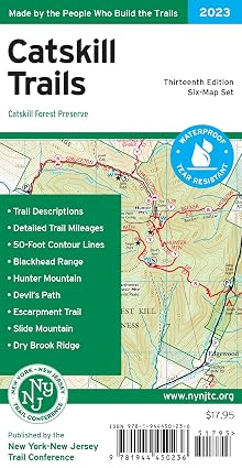 Cover of Catskill Trails map set
