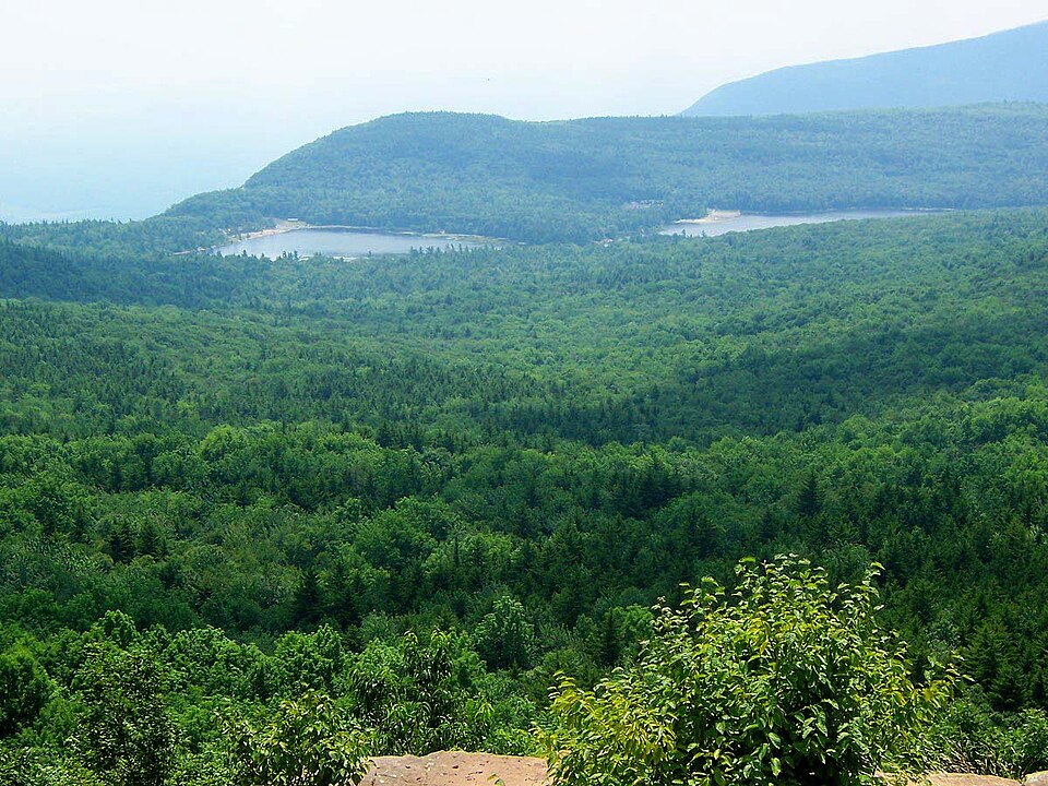 North and South Lakes from North Point